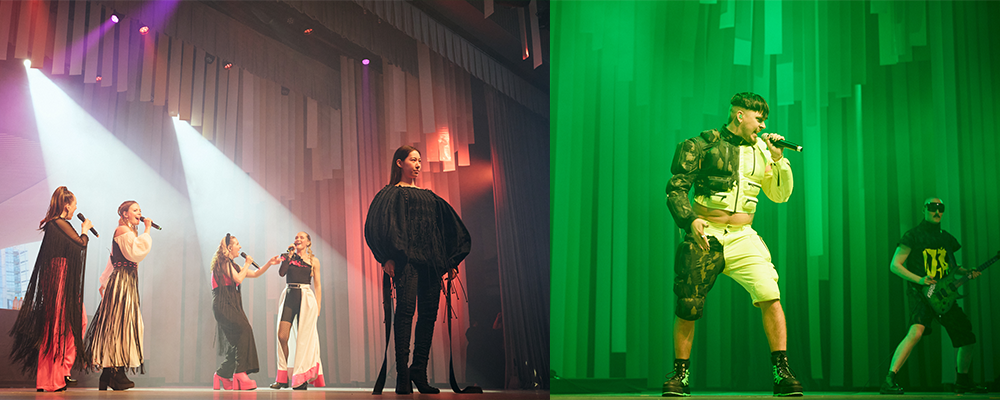 Tuuletar and Käärijä, the main performers