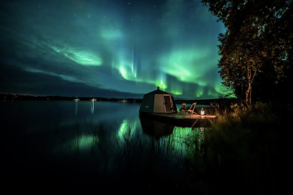 the Northern Lights. Photo: Jari Romppainen