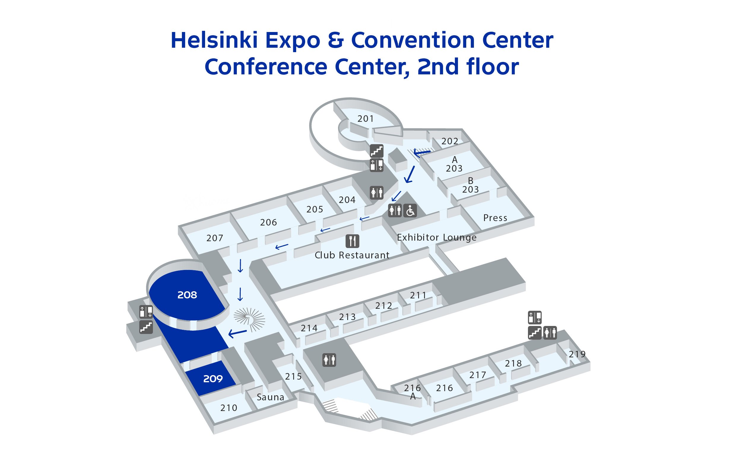 Happiness Lounge location at Helsinki Expo